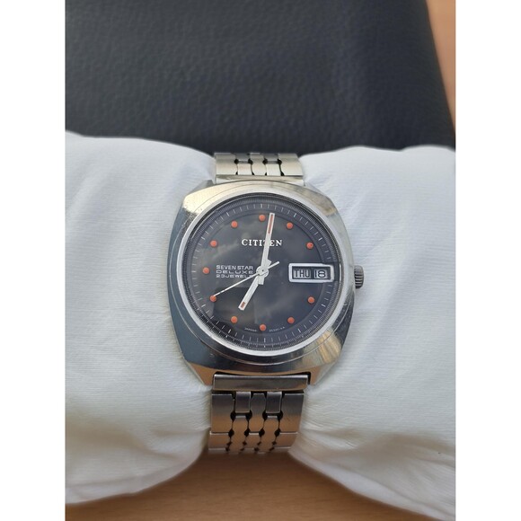 Vintage Citizen Seven Star Deluxe Automatic Watch 23 Jewels Day Date JDM 70s main image 6